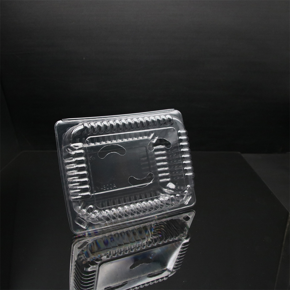 Wholesale clear plastic fruit clamshell punnet box packaging container