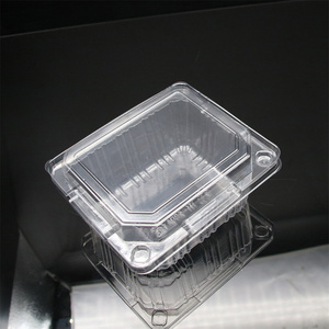 Wholesale clear plastic fruit clamshell punnet box packaging container