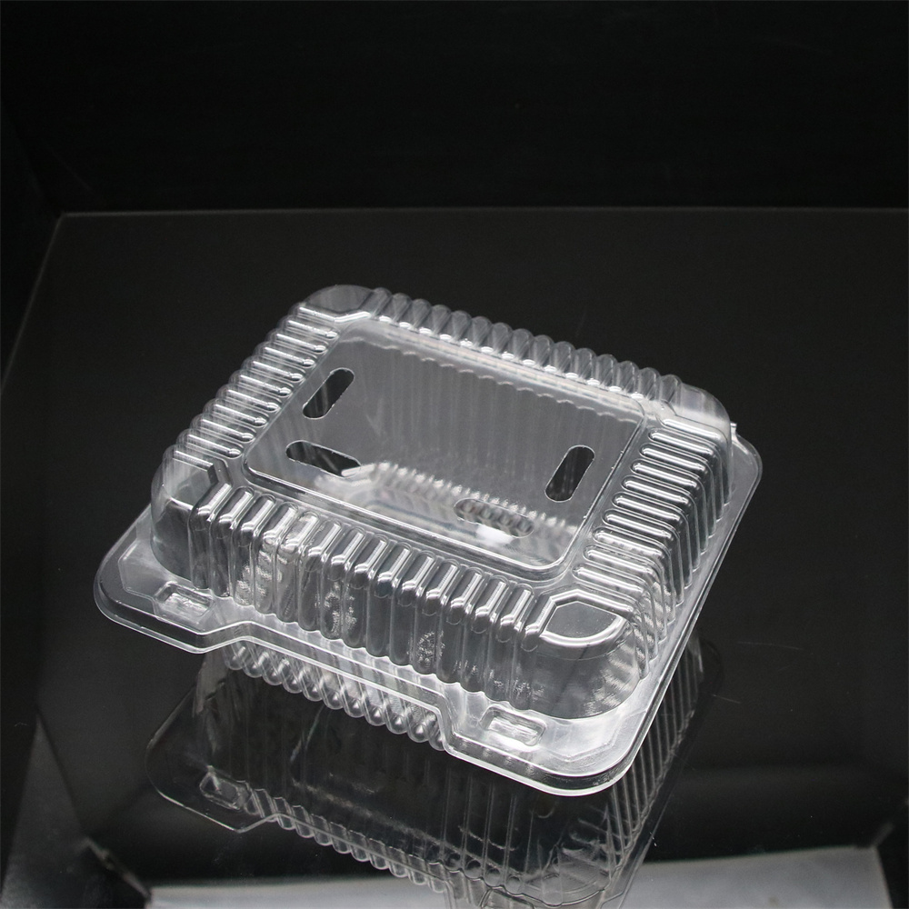 Wholesale clear plastic fruit clamshell punnet box packaging container