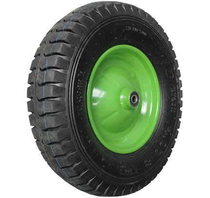 16 inch 16x4.00-8 Pneumatic Inflatable Rubber Tire Wheel for Hand Truck Trolley Lawn Mower Spreader Trolley