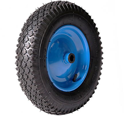 16 inch 16x4.00-8 Pneumatic Inflatable Rubber Tire Wheel for Hand Truck Trolley Lawn Mower Spreader Trolley