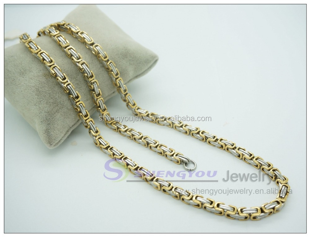 Jewelry Making Supplies Wholesale 316L Stainless Steel 4mm Chain Jewelry Set