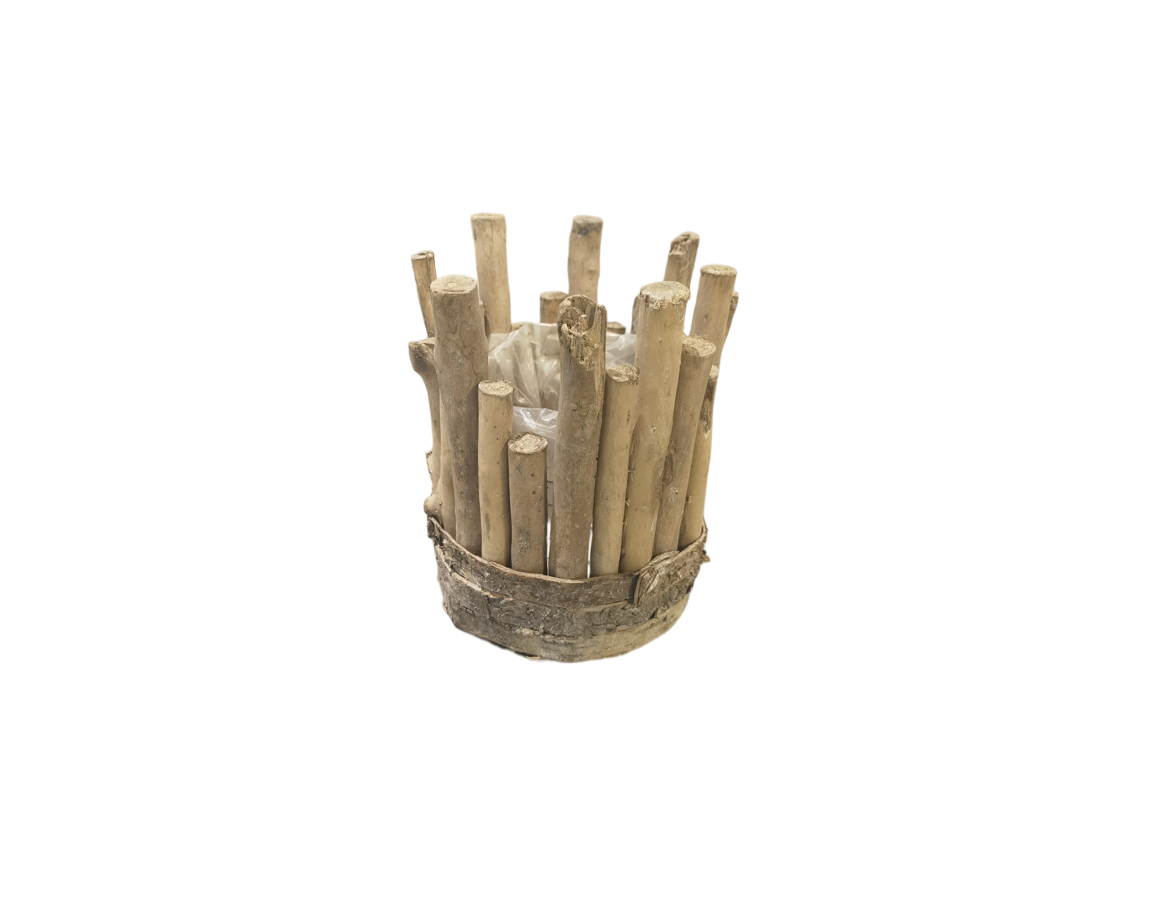 Wholesale fashion driftwood flower basket  flowerpot Potted decoration Creative twig basin