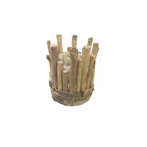 Wholesale fashion driftwood flower basket  flowerpot Potted decoration Creative twig basin