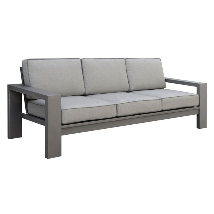 Sectional Patio Conversation Set Garden sofas Group Corner Sofa Aluminum Couch Outdoor Furniture