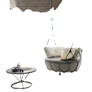 Internet hot new hanging basket glider Bird's Nest outdoor indoor balcony courtyard swing rattan chair rocking chairinsGirl