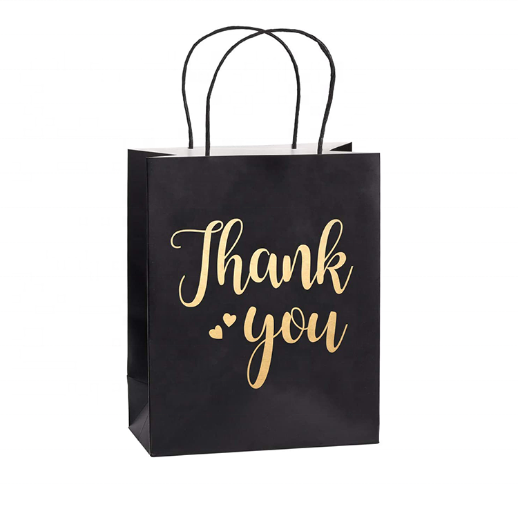 Luxury Fancy Paper Bags Personalized Sac En Papier Paper bag Bolsa De Papel Thank You Gift Bag