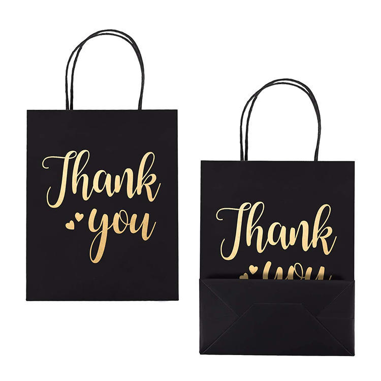 Luxury Fancy Paper Bags Personalized Sac En Papier Paper bag Bolsa De Papel Thank You Gift Bag