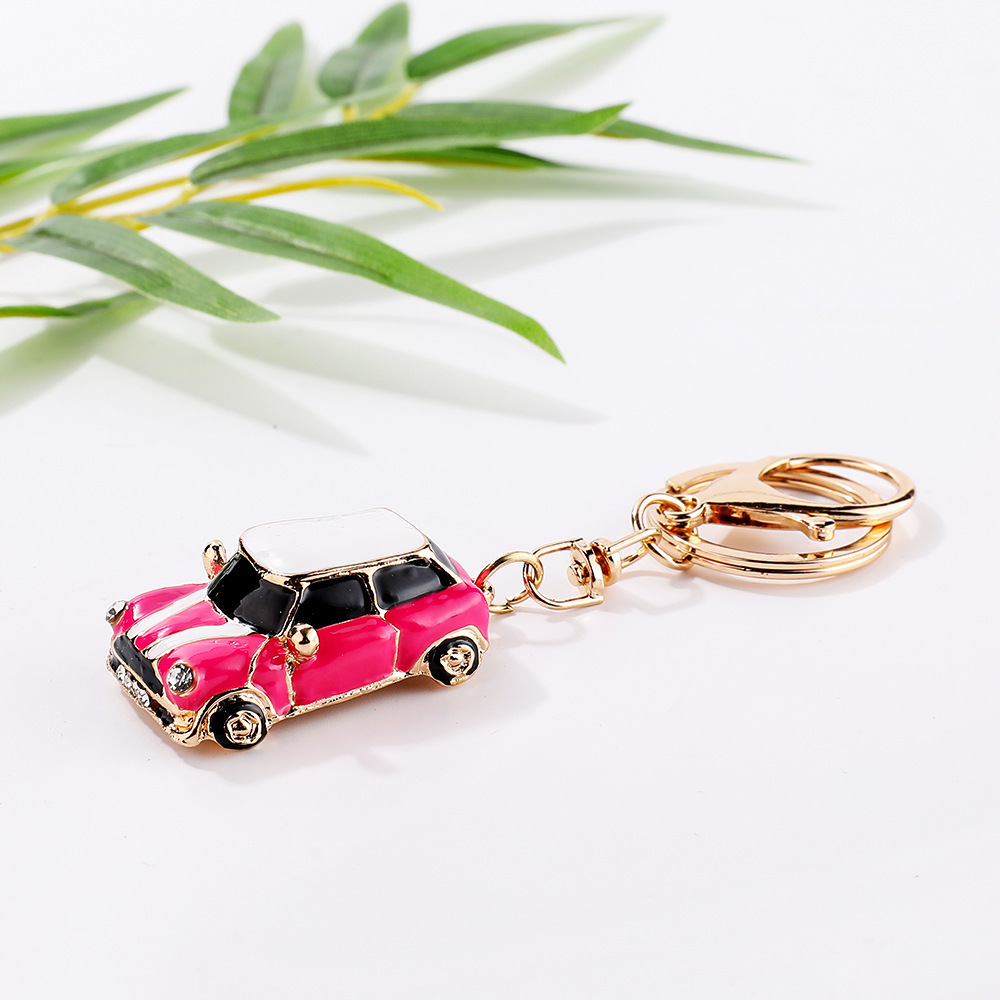 factory wholesale hot mini metal car model keychain for promotional gifts