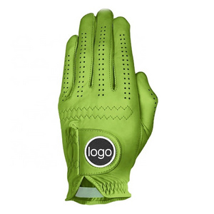 Custom Logo Leather Golf Gloves Wholesale Golf Glove With Ball Marker For Club