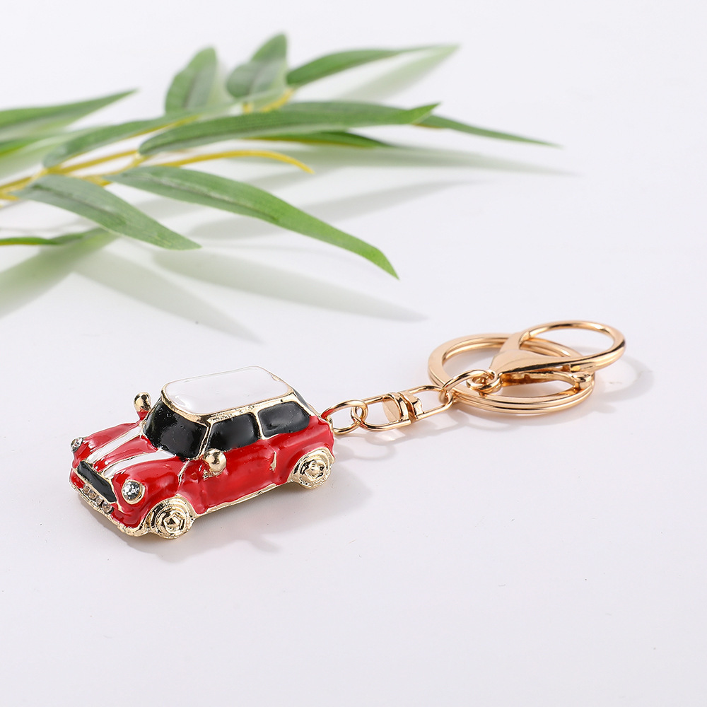 factory wholesale hot mini metal car model keychain for promotional gifts