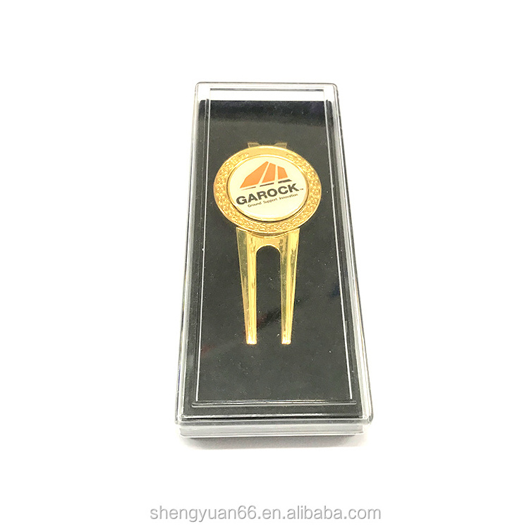 Hot selling Classic Customized belt clip with golf ball marker golf divot tool