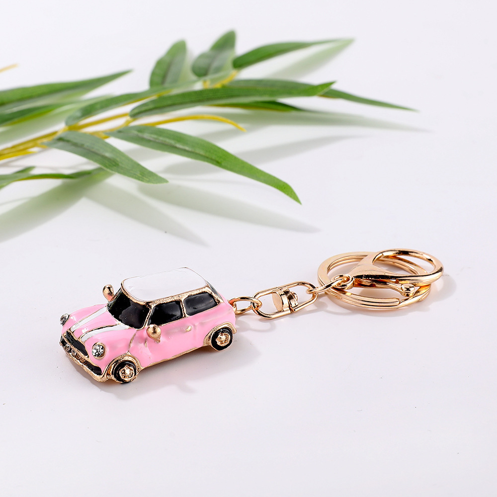 factory wholesale hot mini metal car model keychain for promotional gifts