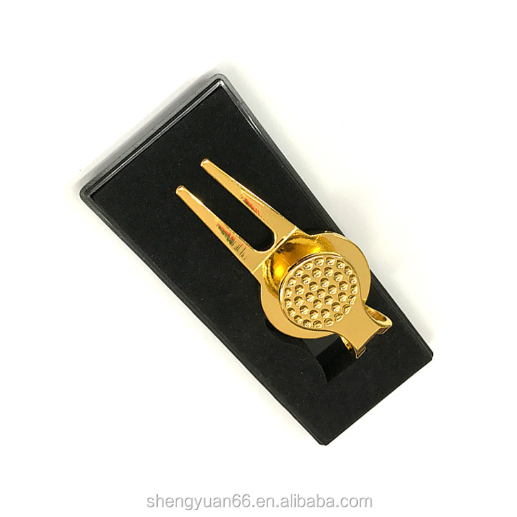 Hot selling Classic Customized belt clip with golf ball marker golf divot tool