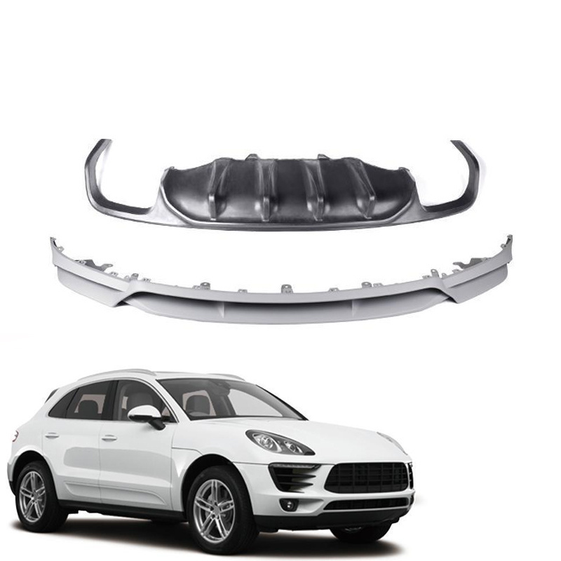 Bodykit for Porsche Makan 2014 95B.1 upgrade to Macan KDA 2017 pp material front bumper body kit headlight LED light