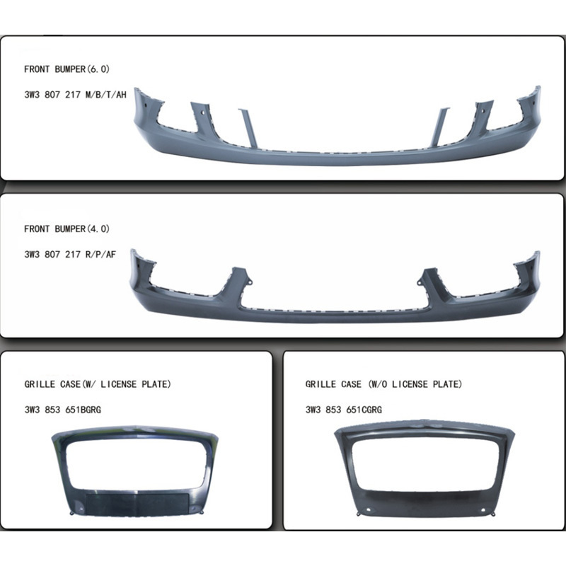 Factory  Grille Set Car Bumper Body Kit Refurbishment for Bentley flying spur 2005 upgrade to flying spur 2009 bumper