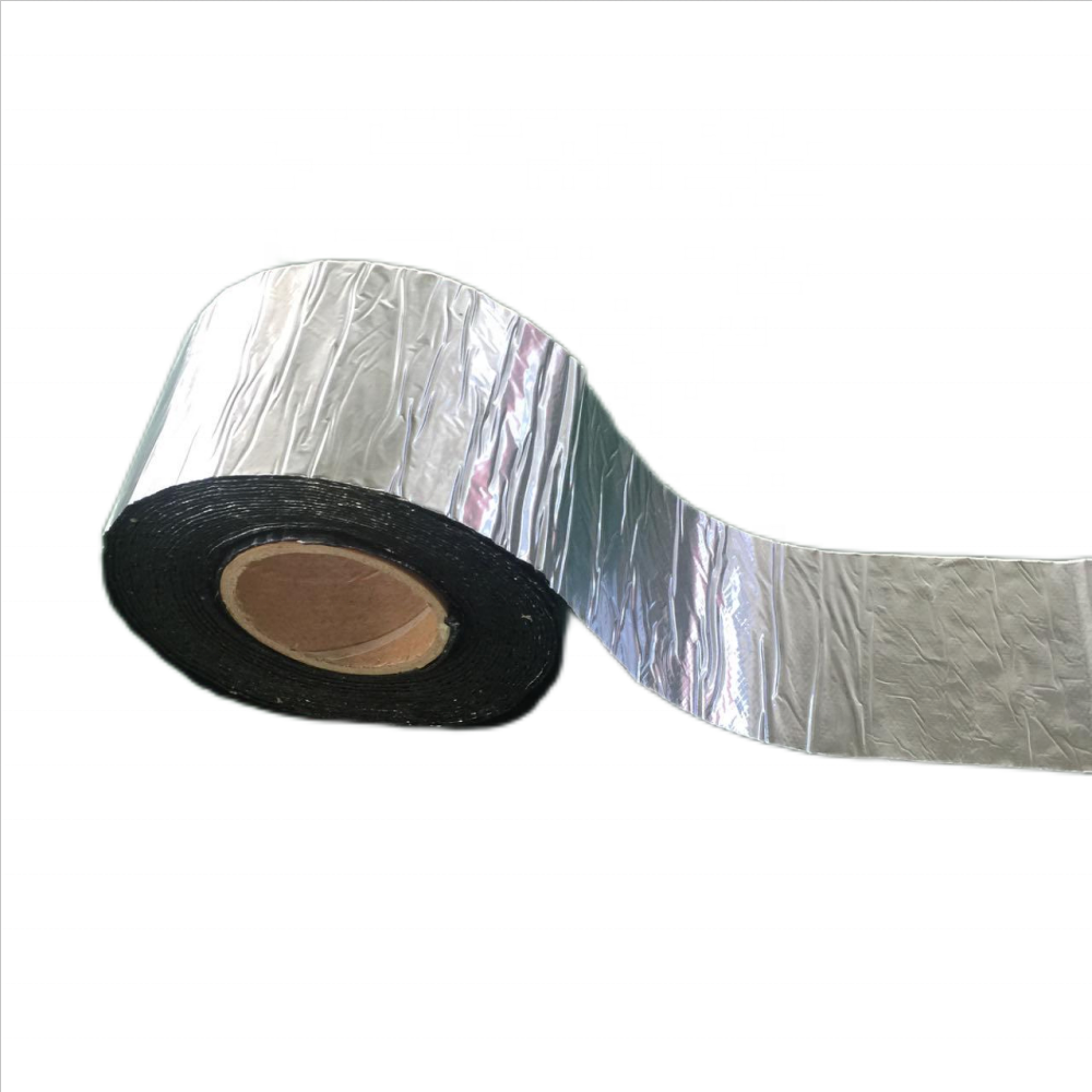 FACTORY Self Adhesive Bitumen Waterproof Roof Sheet Aluminum Foil Modified Asphalt Water Proof Roofing Membrane For Iron Sheet