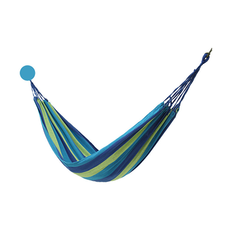 Outdoor Garden Cotton Canvas Hammock Portable Hanging Swing Bed Heavy Camping Standing Hammock