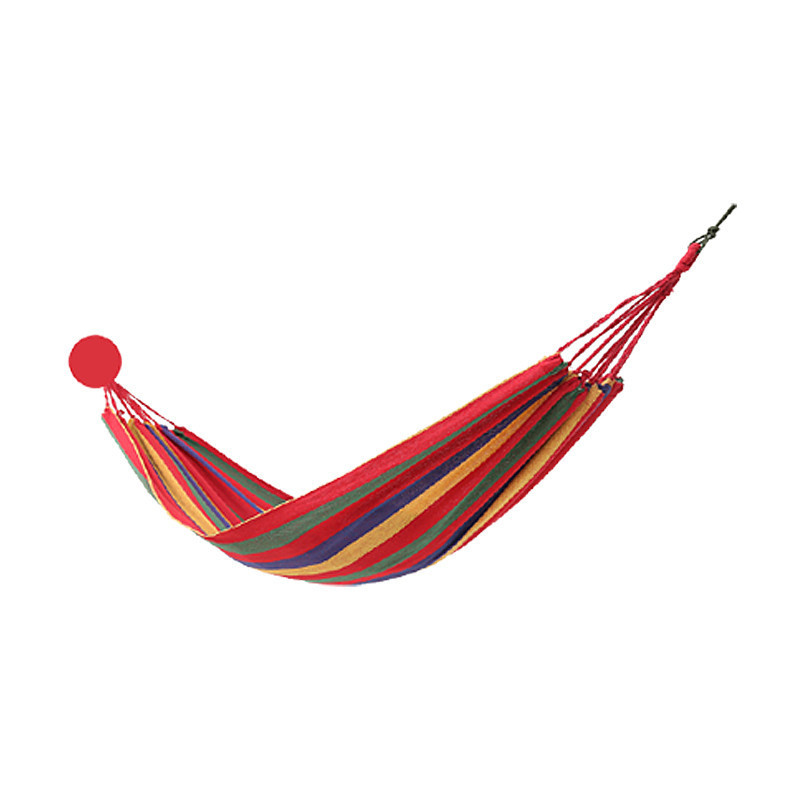 Outdoor Garden Cotton Canvas Hammock Portable Hanging Swing Bed Heavy Camping Standing Hammock