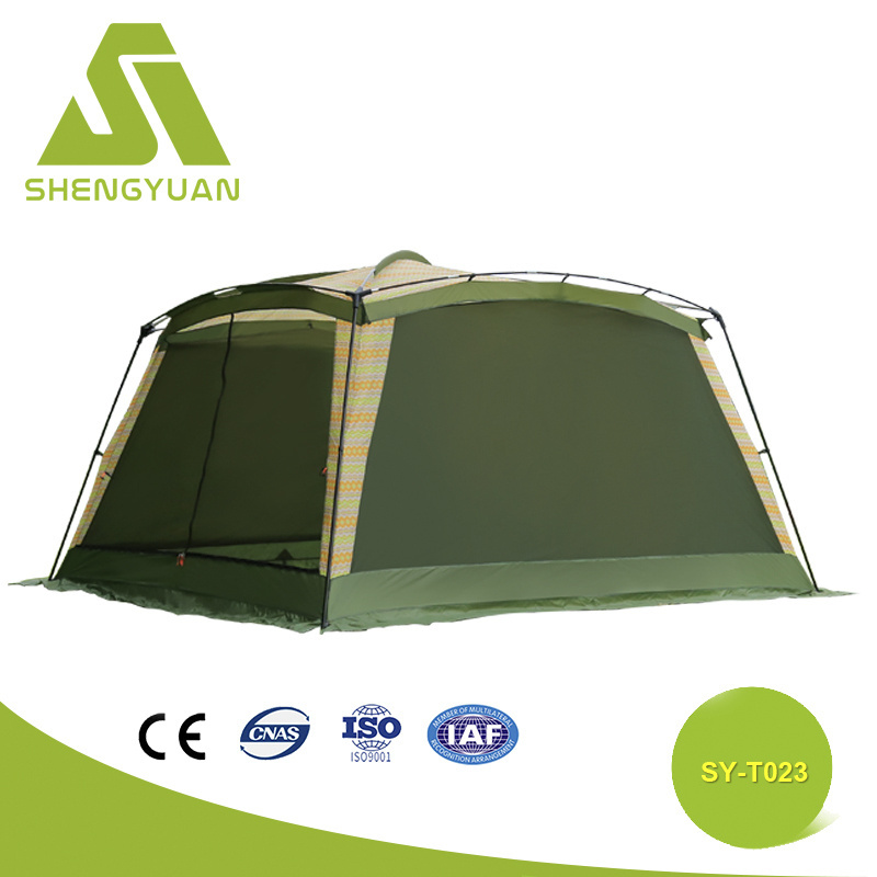 Luxury Large Screen House Tent & Room Canopy Tent With Mesh Side Wall Big  Family Tents For Camping