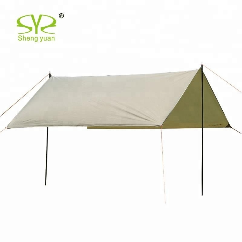 Waterproof Sun Shelter Tent,Tarp Anti UV Beach Tent Shade Outdoor Camping  Rain Camping Sunshade Canopy