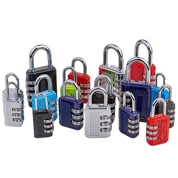 Padlock with password required waterproof anti-rust suitcase lock wardrobe schoolbag luggage gym home small lock head Mini