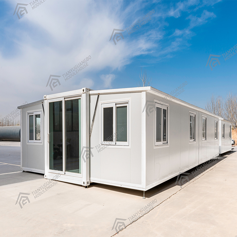 20ft Cheap Prefabricated homes Portable Expandable houses 40ft Folding Mobile Prefabricated House