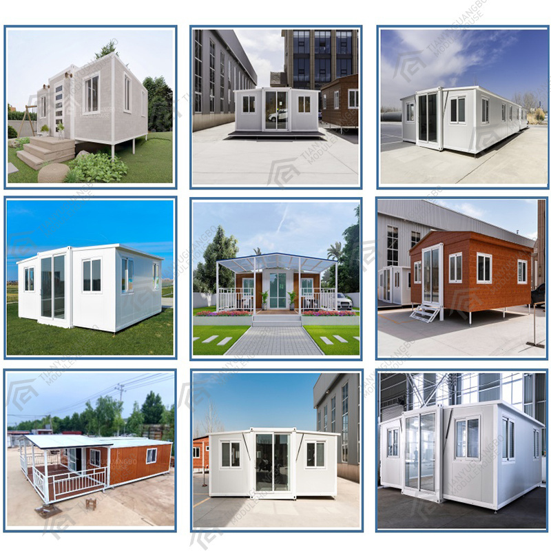 Waterproof china foldable house expandable granny flats house prefab granny flats