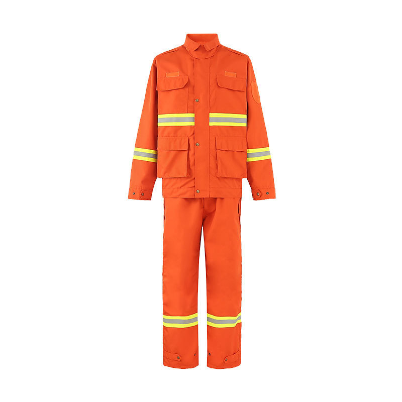 Hot Selling Fireman Fire Suit Firefighter Reflective Safety Flame Retardant Fire Retardant Clothing