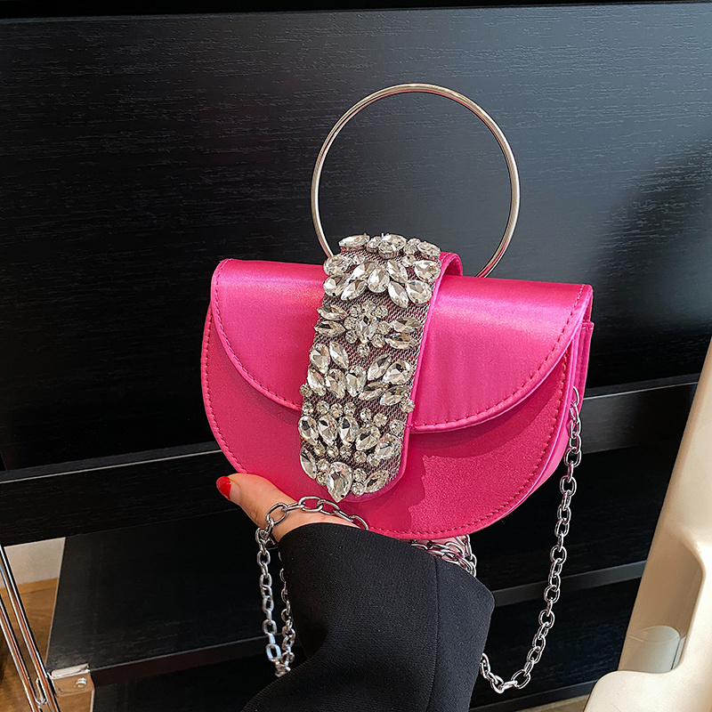 Wholesale New Year gift Fashion acrylic women's bag Luxury dinner bag designer recommended pie rival bag