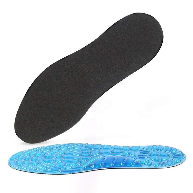 Hot Selling GEL Sports Work Comfort Insoles for Shock Absorption Heel Protection Relieve Foot Pain for Men&Women