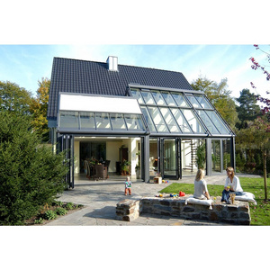 Custom all season glasshouse sunrooms cheap prefab house aluminium glass roof patio enclosures sunroom kit