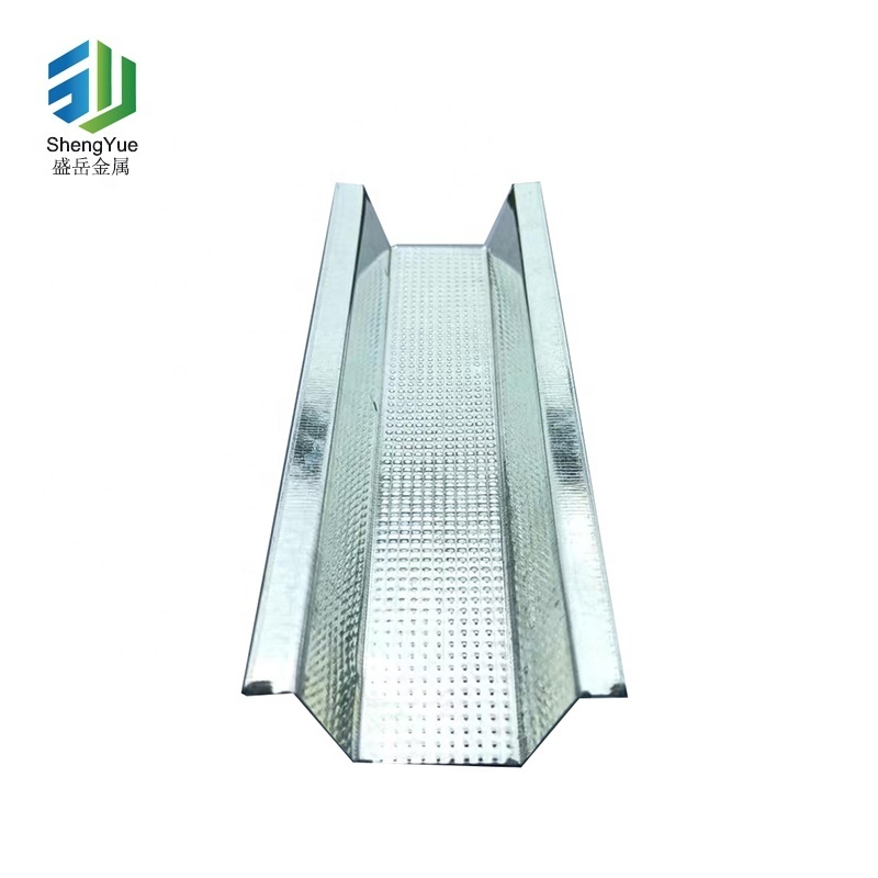 2024 China Factory c channel metal furring size light metal steel keel light profile of drywall profile furring channels China S