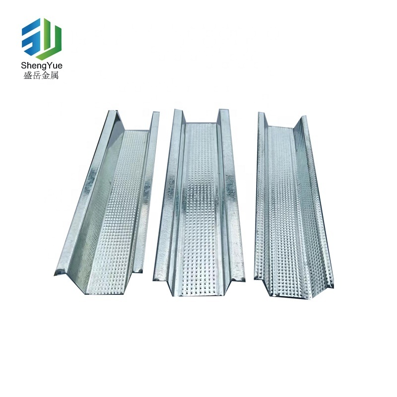 2024 China Factory c channel metal furring size light metal steel keel light profile of drywall profile furring channels China S