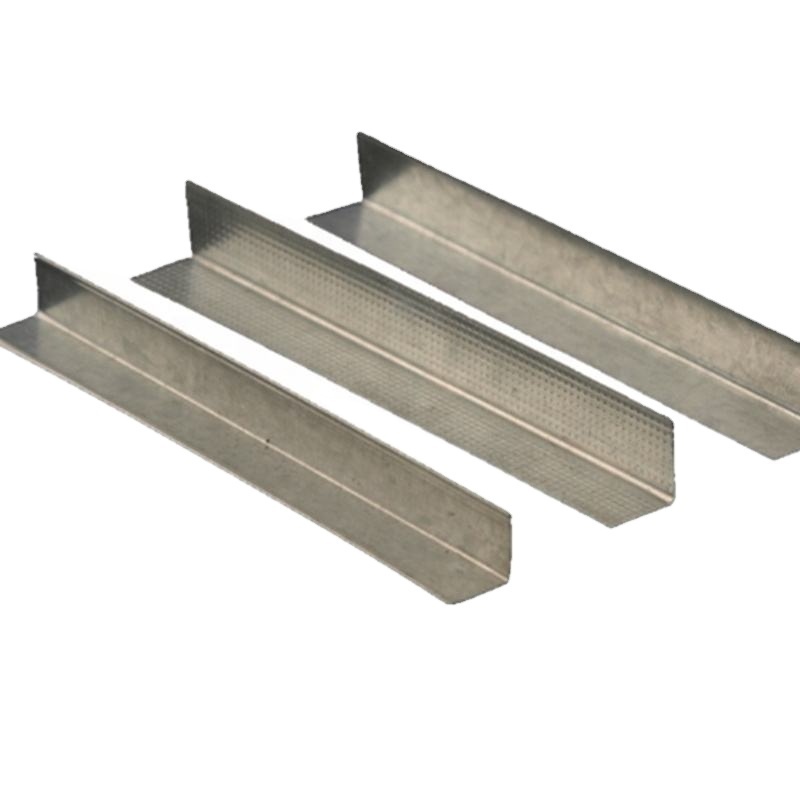 Galvanized steel metal drywall corner bead perforated angle angulo guards used for ceiling tile