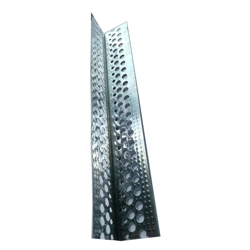 Galvanized steel metal drywall corner bead perforated angle angulo guards used for ceiling tile