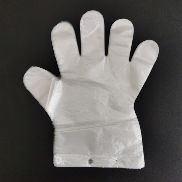 Disposable polyethylene gloves poly gloves for gas stations