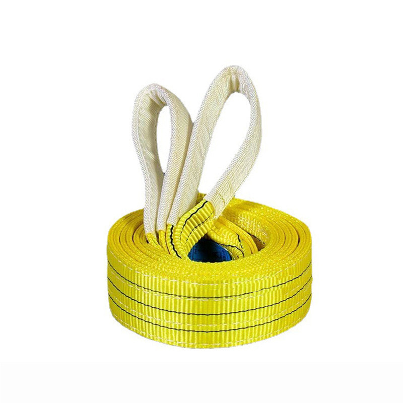 Lifting Belt Flexible Sling Thickened Hoisting Lifting Sling 1 Ton-30 Tons Flat Type Webbing Lifting Belt