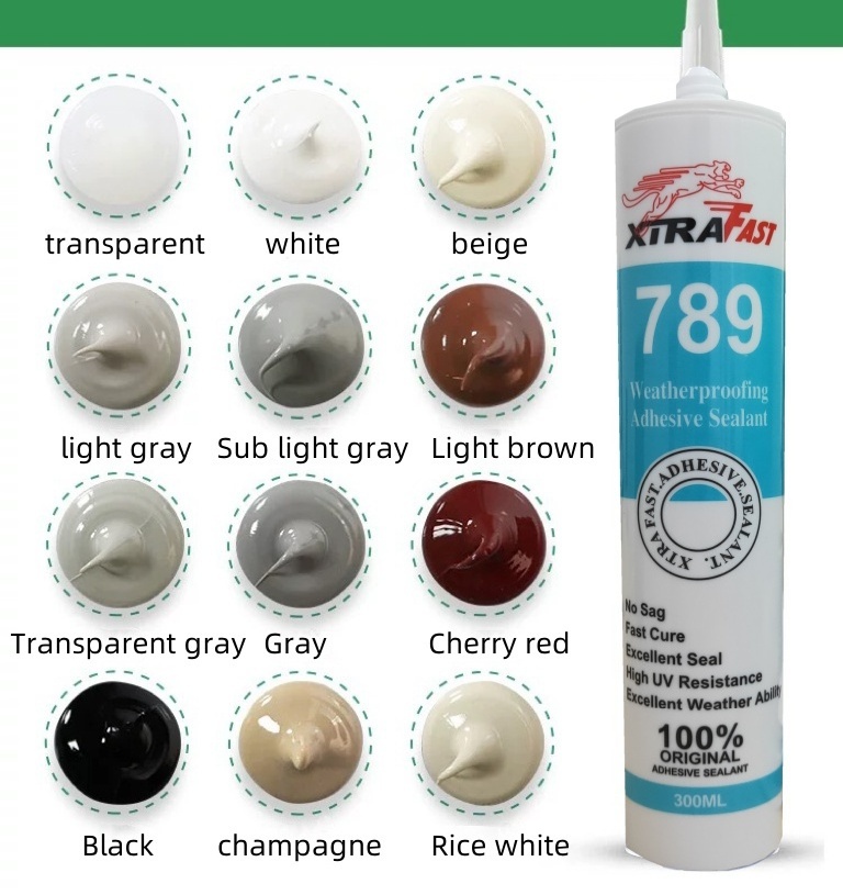 789 Roofing MP1 Caulk Water Based  Neutral Silicone Sealants for Glass