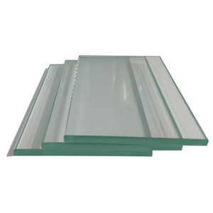 24mm 20mm 16mm 12mm 10mm clear tinted toughened tempered laminated glass price per square meter foot in China manufacture