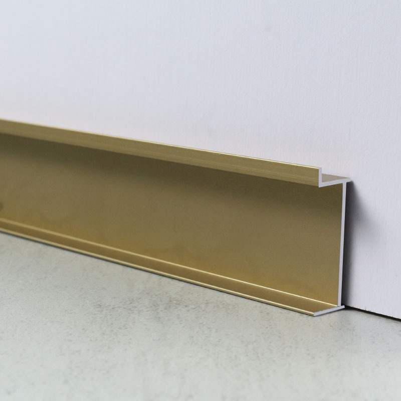 Baseboard Wall Flooring LED Skirting Board Aluminum Led Baseboard Lighting Skirting Free Sample Aluminium baseboard with light