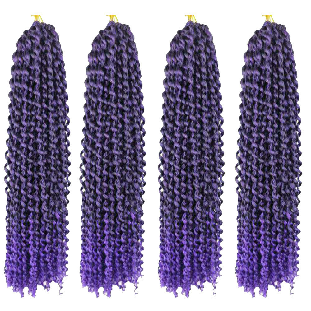 wholesale Crochet Braid Human hair extends Water Wave Synthetic Braiding Hair Passion Twist Hair wigs for black women