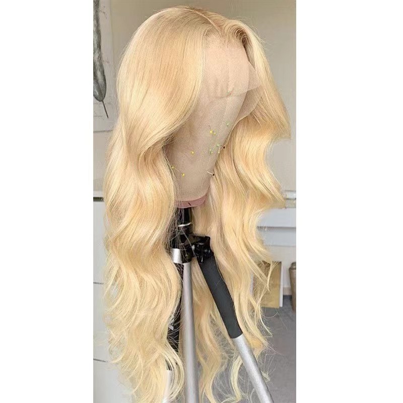 30 inch Honey Blonde Body Wave HD 13x4 Lace Frontal Wig Blonde Wig Human Hair Hd Glueless Wig for Women