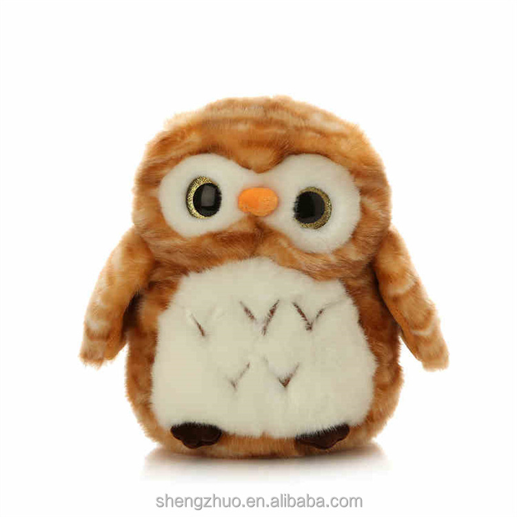 2022 Top sell mini soft cute  big eyes owl plush toys stuffed animals doll