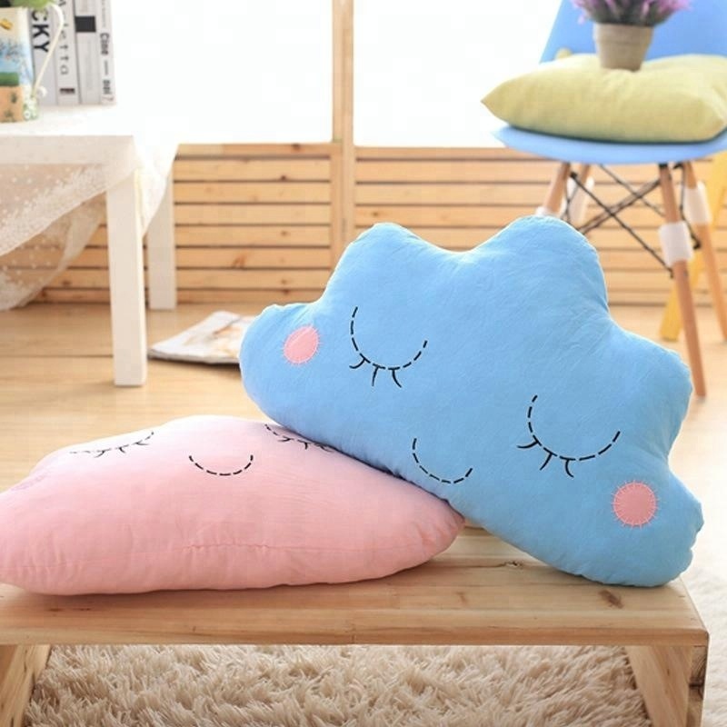 Stuffed sofa cushion plush cloud cute bolster or pillow for decoration