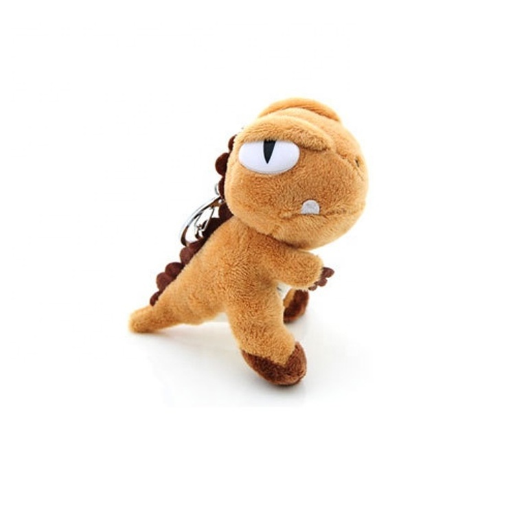 High quality professional customized dinosaur plush toy keychain for sale