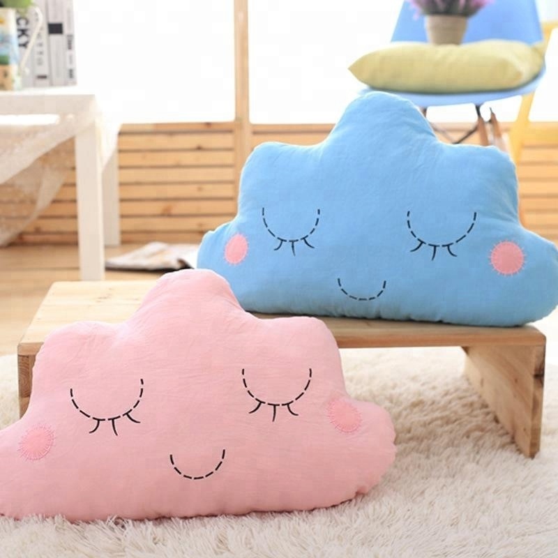 Stuffed sofa cushion plush cloud cute bolster or pillow for decoration