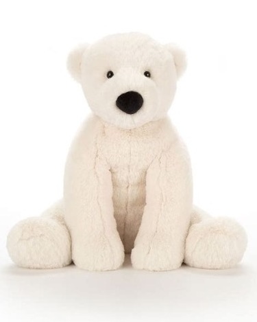 International standard custom design Stuffed plush white polar bear toy with red scarf