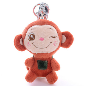 Plush monkey keychain toys stuffed monkey toy for hanging or decoration toys