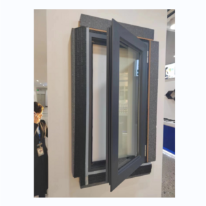 High-End Aluminum Casement Windows Soundproof with Folding Open Style Metal Glass Windows for Enhanced Design